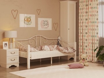 Кровать детская Гарда 7, 90х200, белая в Костроме
