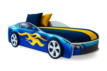 Детская кровать-машина Бондимобиль синий в Костроме