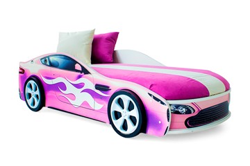 Кровать-машинка Бондимобиль розовый в Костроме