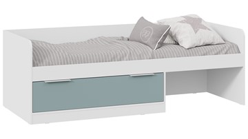 1-спальная детская кровать Марли Тип 1 (Белый/Серо-голубой) в Костроме