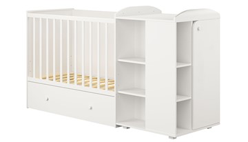 Детская кровать-шкаф с комодом POLINI Kids Ameli 800 Белый, серия AMELI в Костроме