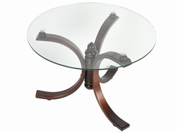 Стеклянный столик Лорд (темно-коричневый) в Костроме