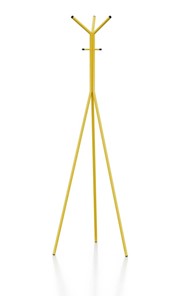 Напольная вешалка Крауз-11, цвет желтый в Костроме