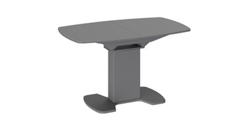 Раздвижной стол Портофино (СМ(ТД)-105.02.11(1)), цвет Серое/Стекло серое матовое LUX в Костроме