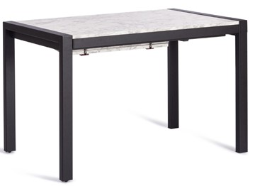 Обеденный раздвижной стол SVAN (mod. 1011) ЛДСП+меламин/металл, 120+67х74х75, сосна/чёрный арт.19490 в Костроме
