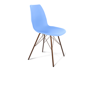 Обеденный стул SHT-ST29/S37 (голубой pan 278/медный металлик) в Костроме