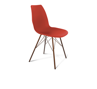 Кухонный стул SHT-ST29/S37 (красный ral 3020/медный металлик) в Костроме