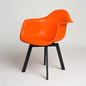 Кухонный стул DSL 330 Grand Black (Оранжевый) в Костроме