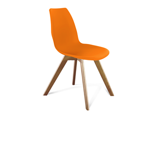 Обеденный стул SHT-ST29/S39 (оранжевый ral2003/светлый орех) в Костроме