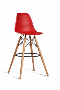 Барный стул DSL 110 Wood bar (красный) в Костроме