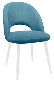 Кухонный стул 217 V16 голубой/белый в Костроме