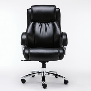 Офисное кресло Brabix Premium Status HD-003 (рециклированная кожа, хром, черное) 531821 в Костроме