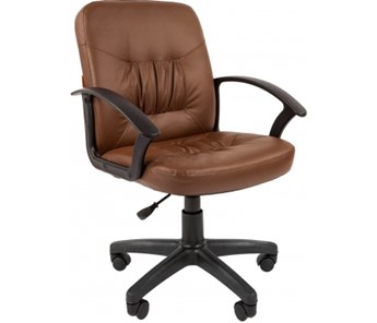 Офисное кресло CHAIRMAN 651 ЭКО коричневое в Костроме