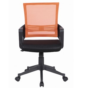 Офисное кресло Brabix Balance MG-320 (с подлокотниками, комбинированное черное/оранжевое) 531832 в Костроме