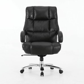 Компьютерное кресло Brabix Premium Bomer HD-007 (рециклированная кожа, хром, черное) 531939 в Костроме