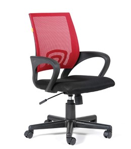 Компьютерное кресло CHAIRMAN 696 black Сетчатый акрил DW69 красный в Костроме