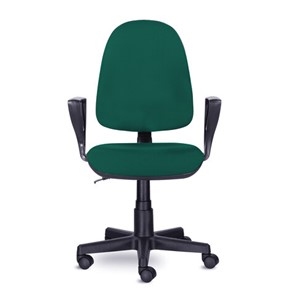 Кресло офисное Brabix Prestige Ergo MG-311 (регулируемая эргономичная спинка, ткань,черно-зеленое) 532421 в Костроме