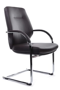 Кресло для офиса Alonzo-CF (С1711), темно-коричневый в Костроме