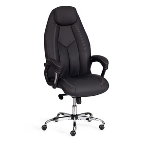 Офисное кресло BOSS Lux, кож/зам, черный, арт.21151 в Костроме