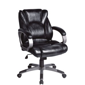 Офисное кресло BRABIX "Eldorado EX-504", экокожа, черное, 530874 в Костроме