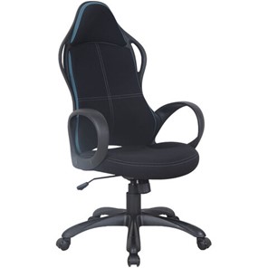 Кресло Brabix Premium Force EX-516 (ткань, черное/вставки синие) 531572 в Костроме