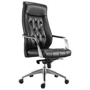 Офисное кресло BRABIX PREMIUM "Sonata EX-754", мультиблок, алюминий, экокожа, черное, 532491 в Костроме
