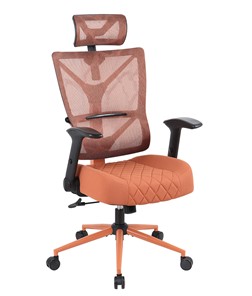 Кресло компьютерное CHAIRMAN CH566 сетчатый акрил оранжевый / полиэстер оранжевый в Костроме