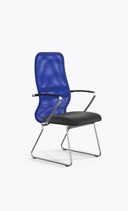 Офисное кресло Метта Ergolife Sit 8 B2-9K - X1+Extra (Синий-Черный) в Костроме
