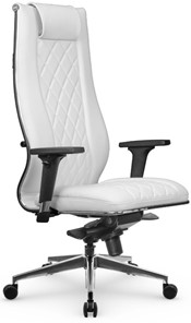 Кресло офисное МЕТТА L 1m 50M/2D Infinity Easy Clean мультиблок, нижняя часть 17839 белый в Костроме