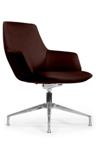 Кресло офисное Spell-ST (С1719), темно-коричневый в Костроме
