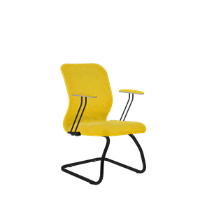 Кресло компьютерное SU-Mr-4/подл.079/осн.008 желтый в Костроме