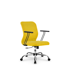 Компьютерное кресло SU-Mr-4/подл.109/осн.003  желтый в Костроме