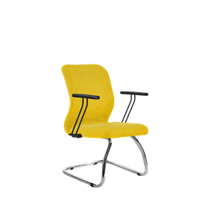 Кресло офисное SU-Mr-4/подл.109/осн.007 желтый в Костроме