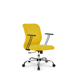 Компьютерное кресло SU-Mr-4/подл.110/осн.003 желтый в Костроме