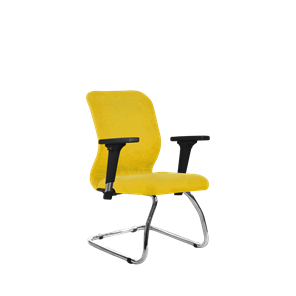 Кресло офисное SU-Mr-4/подл.200/осн.007 желтый в Костроме