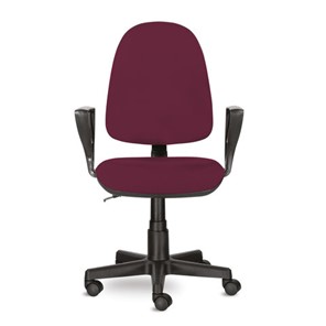 Компьютерное кресло Brabix Prestige Ergo MG-311 (регулируемая эргономичная спинка, ткань, бордовое) 532422 в Костроме