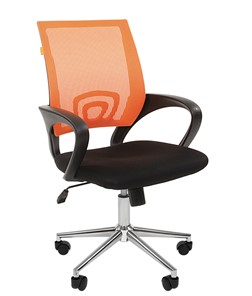 Офисное кресло CHAIRMAN 696 CHROME Сетка TW-66 (оранжевый) в Костроме