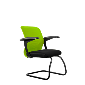 Офисный стул SU-M-4/подл.160/осн.008, Зеленый/Черный в Костроме