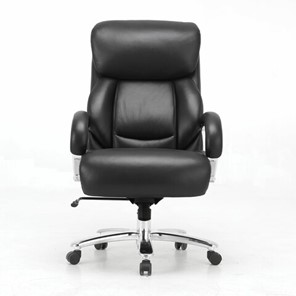 Кресло офисное Brabix Premium Pride HD-100 (натуральная кожа, черное) 531940 в Костроме