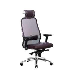 Офисное кресло Samurai SL-3.04, темно-бордовый в Костроме