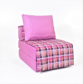 Бескаркасное кресло-кровать Харви, фуксия - квадро в Костроме