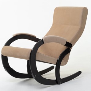 Кресло-качалка в гостиную Корсика, ткань Amigo Beige 34-Т-AB в Костроме