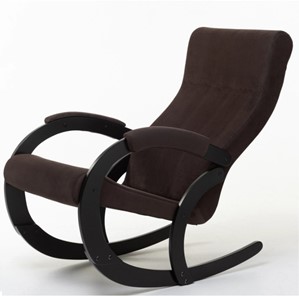 Кресло-качалка в гостиную Корсика, ткань Amigo Coffee 34-Т-AC в Костроме