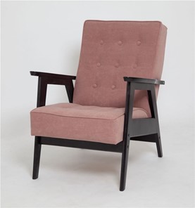 Кресло Ретро (венге / RS 12 - розовый) в Костроме