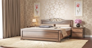 Кровать Жасмин 140*200 с основанием в Костроме