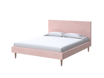 Кровать спальная Claro 160х200, Велюр (Ultra Розовый мусс) в Костроме
