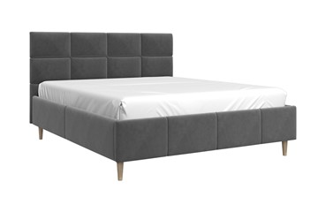 Двуспальная кровать Ханна 160х200 (Холодный Серый) с основанием в Костроме