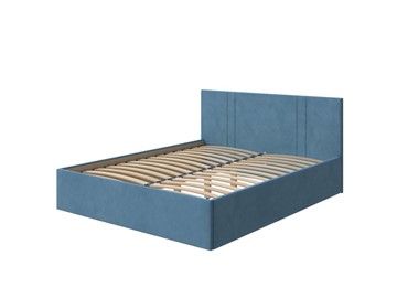 Кровать двуспальная Helix Plus 180х200, Велюр (Monopoly Прованский синий (792)) в Костроме