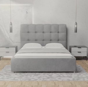 Двуспальная кровать Соня Модерна 180х200 с подъемным механизмом и дном в Костроме