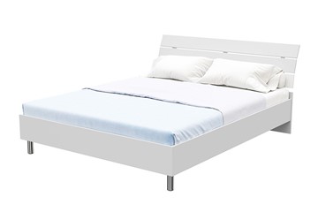 Спальная кровать Rest 1, 180х200, ЛДСП (Белый) в Костроме